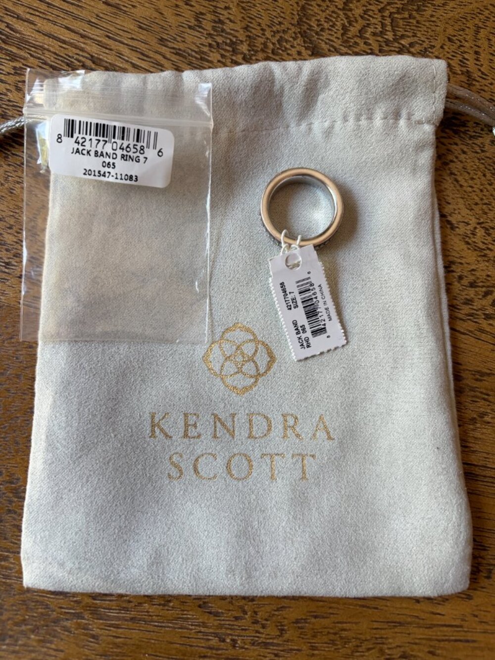 Kendra Scott Silver Jack Band Rig - Picture 5 of 5